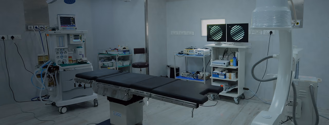 A clinician reviewing a patient scan at SIMS Chellum Hospital