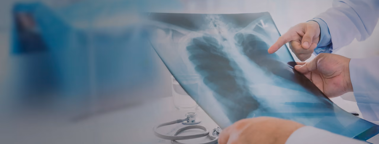 Respiratory diagnostic equipment in use