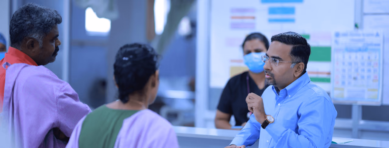 A neurosurgical procedure in progress